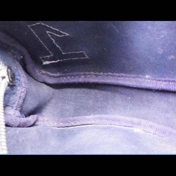 CHRISTIAN DIOR VINTAGE MONOGRAM BLUE TROTTER POUCH - Picture 12 of 13